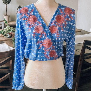 Chloe and Katie Crop Boho Top